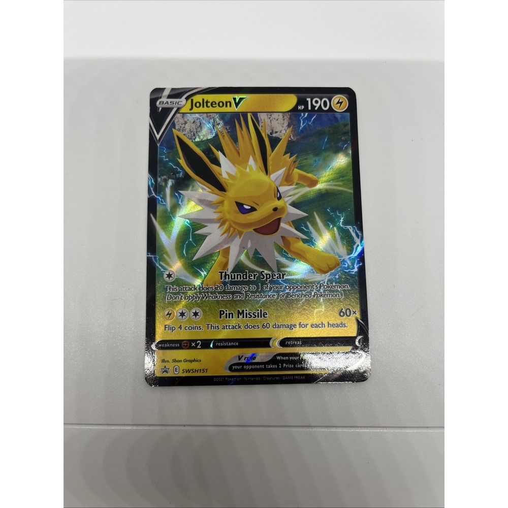 Jolteon V SWSH151 SWSH: Sword & Shield Promo Cards Holo